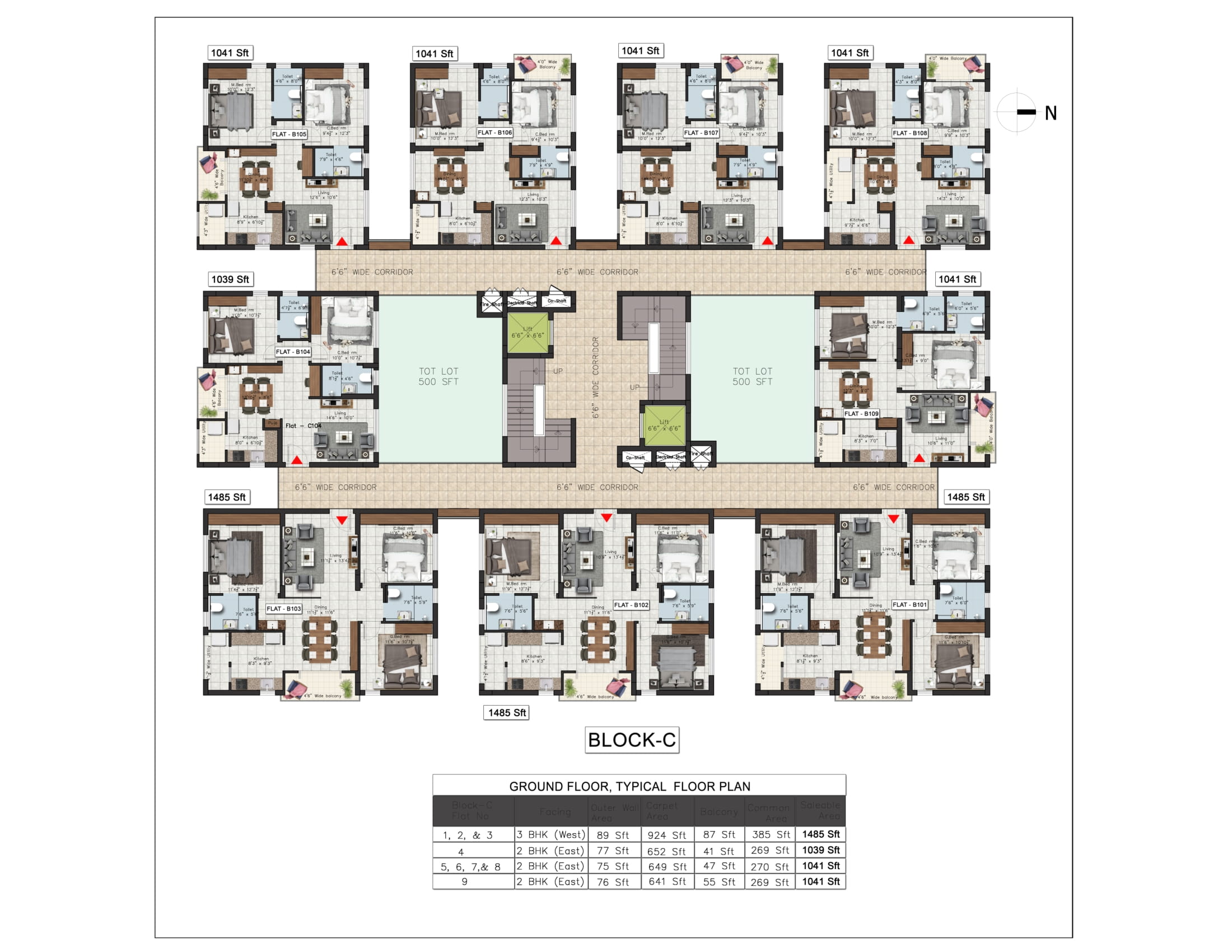 Velumuri Vistas floor plan layout